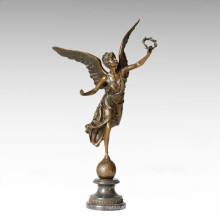 Mythology Statue Garland Angle Myth Bronze Sculpture TPE-143